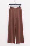 SWAYING 25 Early Autumn Knit Straight Casual Pants SW-SW25PF3B12C3-QZ Light Brown